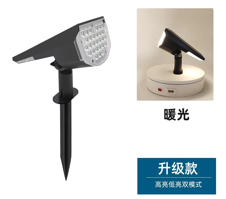 Solar Spot Lights close up
