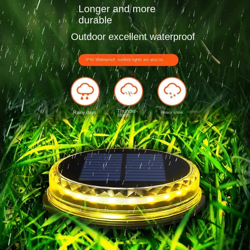 Solar Deck Night Light Outdoor Pathway Garden Wireless Solar Power LED Light