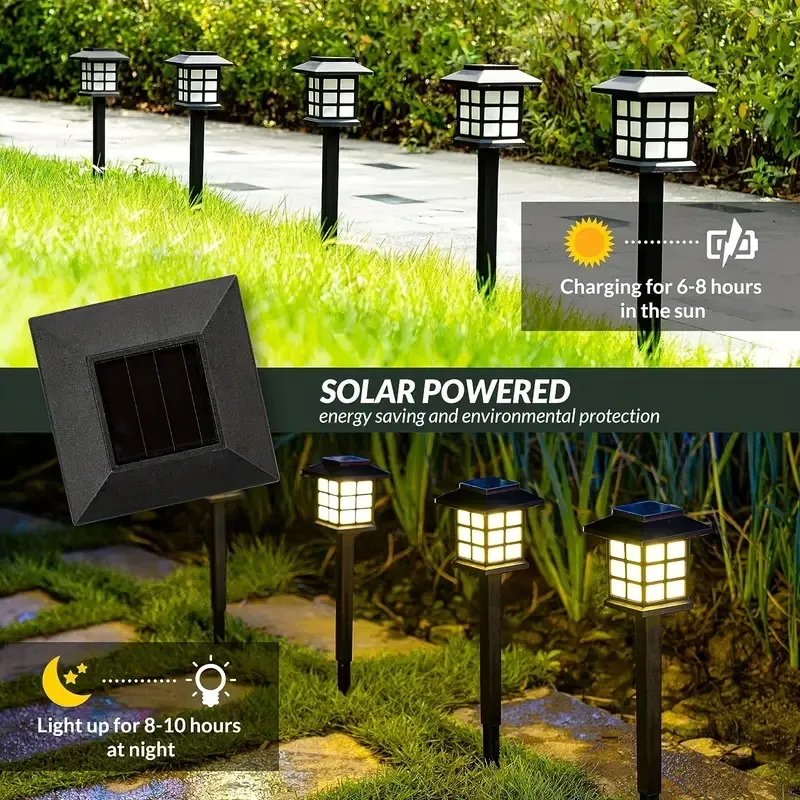 Solar-Powered Garden Lights for Easy Outdoor Pathway Illumination