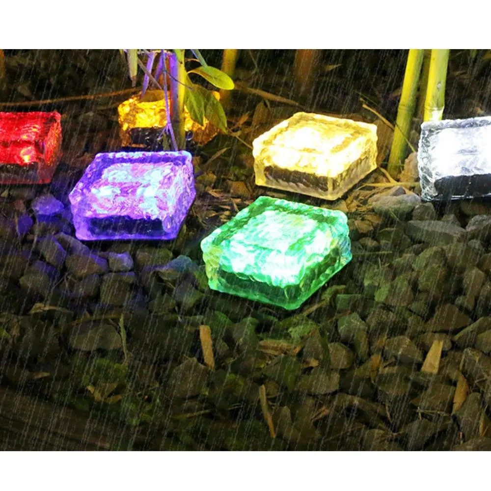 Waterproof Outdoor Solar Ground Lights for Stairs Step Pathway Deck Lamp Wyz19673