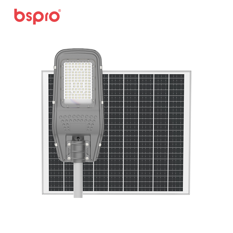 Engineering Super Bright Waterproof 50W Aluminum Street Light Polysilicon Split Solar Light for Garden &amp; Road IP65 Rated