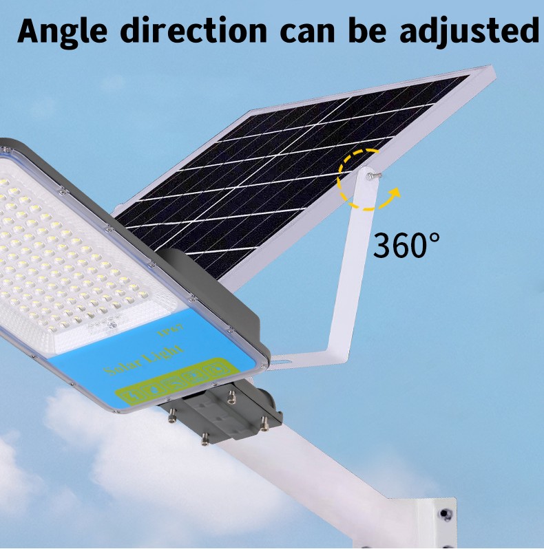 Aluminum Solar Street Light Outdoor Split Solar Street Lighting Remote Control Split Street Light Solar Lamps