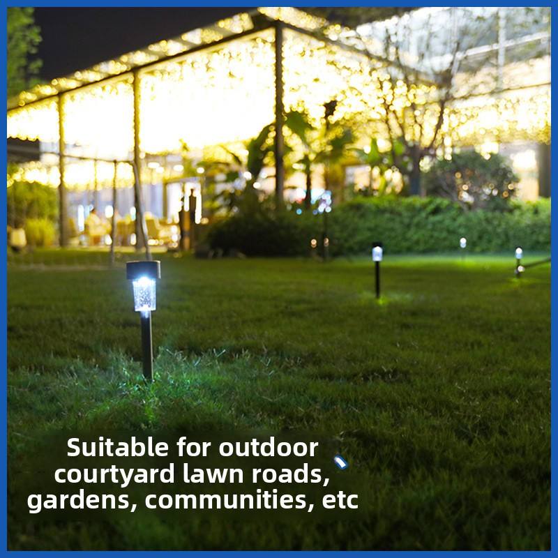 Solar Panel Powered Waterproof LED Solar Outdoor Garden Lights Day And Night For Lawns