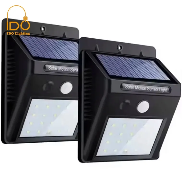 Solar Wall Light View 1
