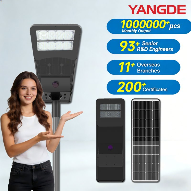 Outdoor Waterproof 100W Integrated Solar LED IP67 Garden Street Light with Good Pirce