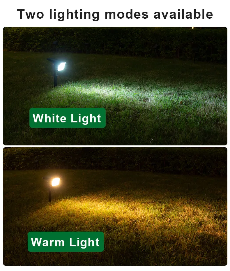 Black IP65 Waterproof Solar Garden Spot Light Landscape Outdoor Solar LED Spotlight for Trees