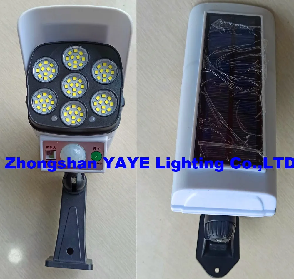 Solar Wall Light View 1