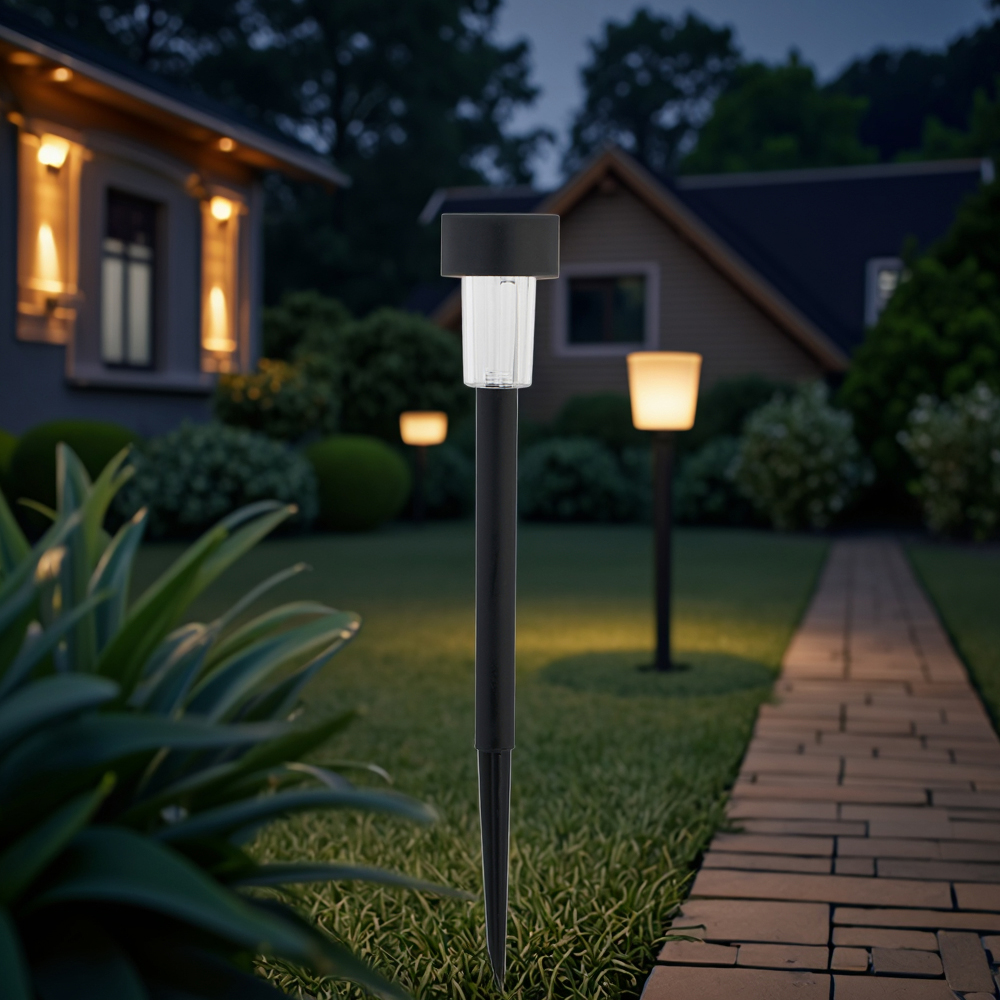 Solar Panel Powered Waterproof LED Solar Outdoor Garden Lights Day And Night For Lawns