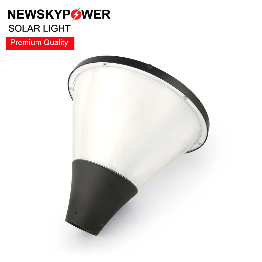 New Arrival Public Post Top Lighting Solar-Powered Outdoor Garden Lights with Pole