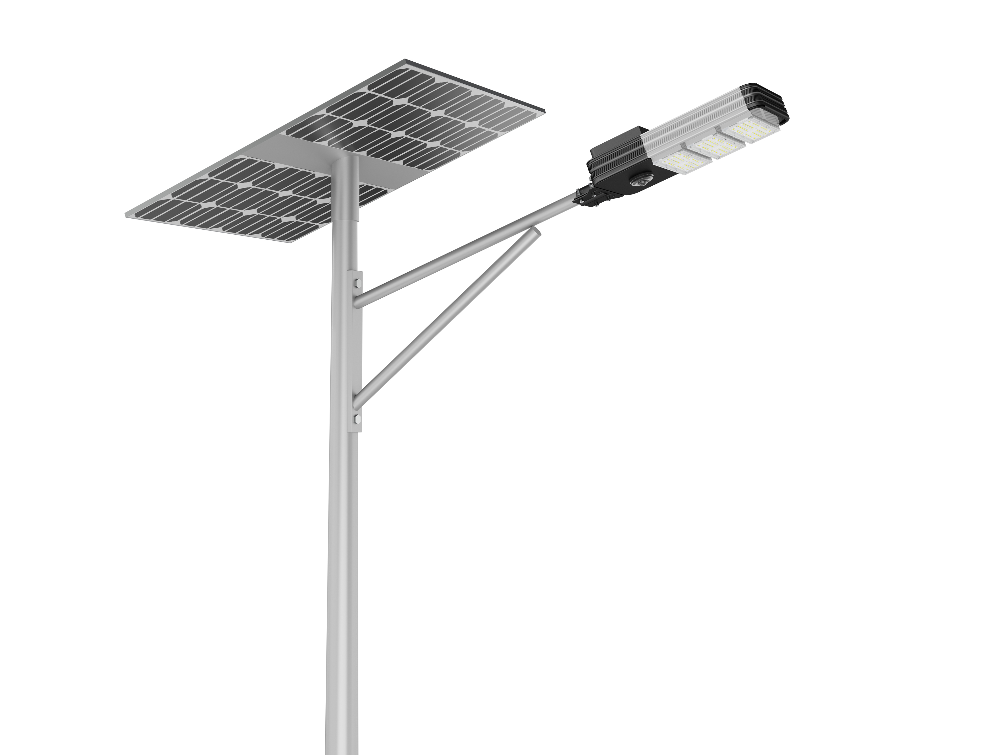 Factory Supply Efficient Smart LED Solar Street Lamp Waterproof IP65 Split Lamp
