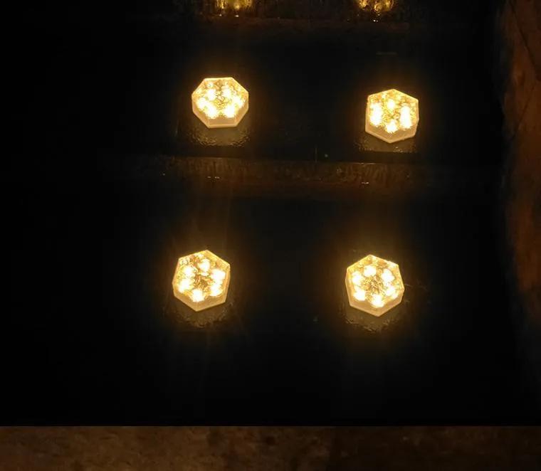 Solar LED Ice Brick Light View 3