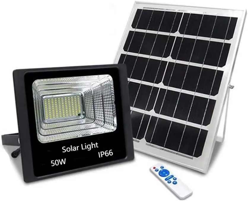 Weatherproof LED Solar Floodlight for Outdoor Garden Use