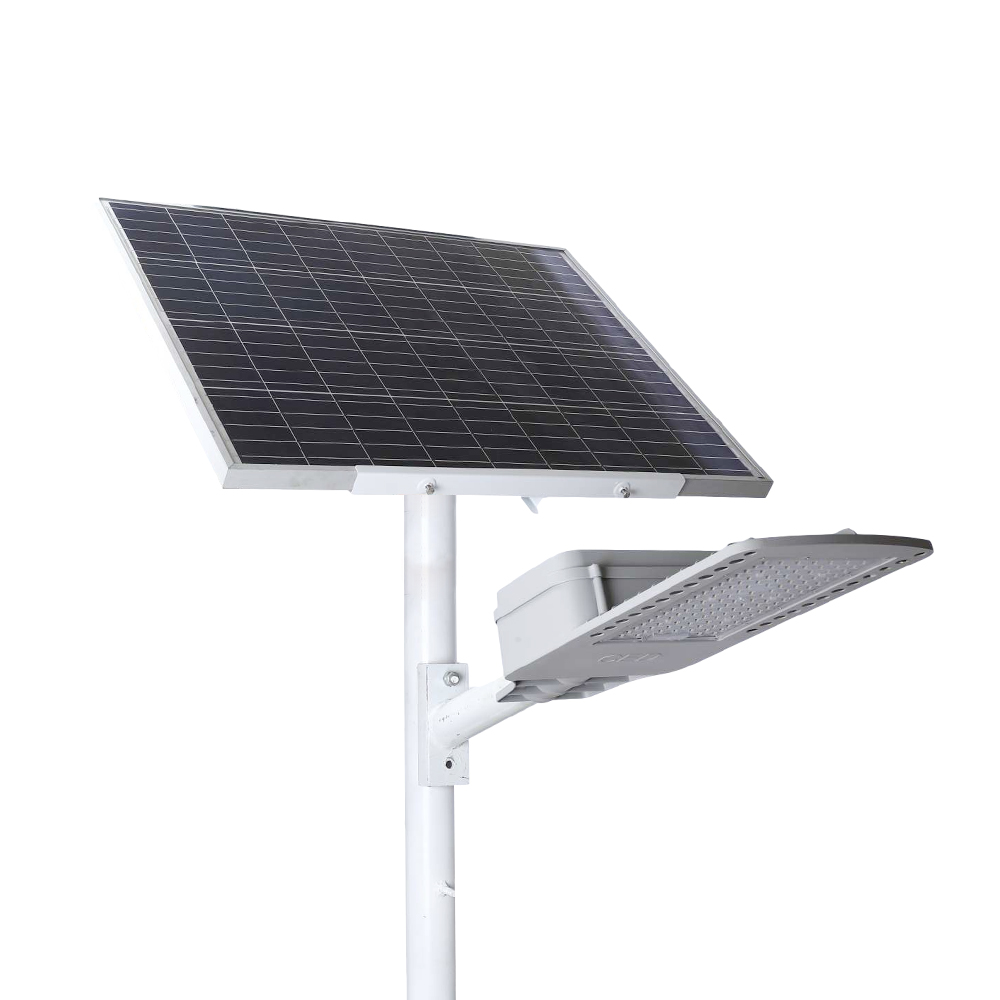 Oem Hot Sale Outdoor 80w Split Solar Led Solar Street Light With Solar Panel Street Garden Led Lamp