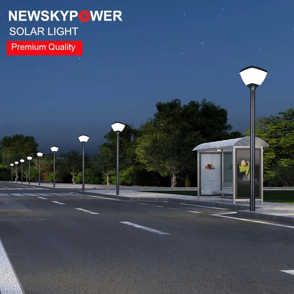 Public Area Garden Park Decoration Discount 20W LED Solar Post Top Light