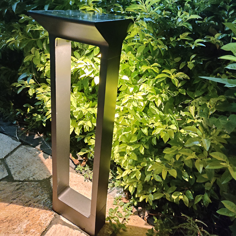 5W IP65 Aluminum Outdoor Garden Solar Led Bollard Lights Solar Led Lawn Light For Garden