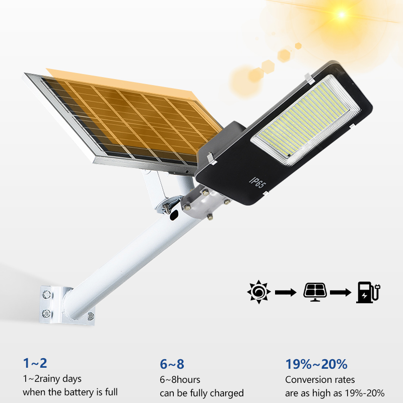 Led Customizable Split Type Waterproof High Brightness Energy Saving 1000watt Solar Street Light