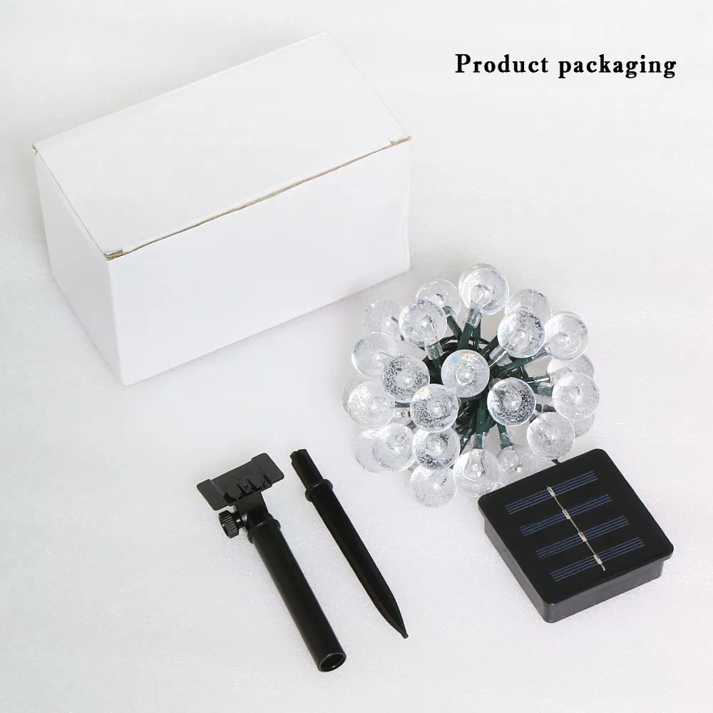 Wedding Party Multicolorful Ground Wall Solar String Strip Decoration LED Bulb Ball Lamp Light