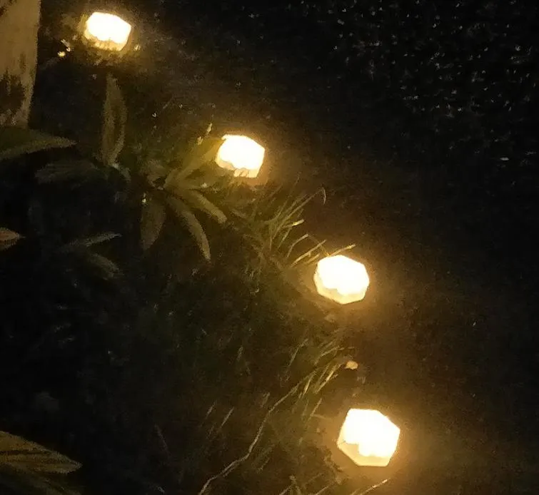 Solar LED Ice Brick Light View 4