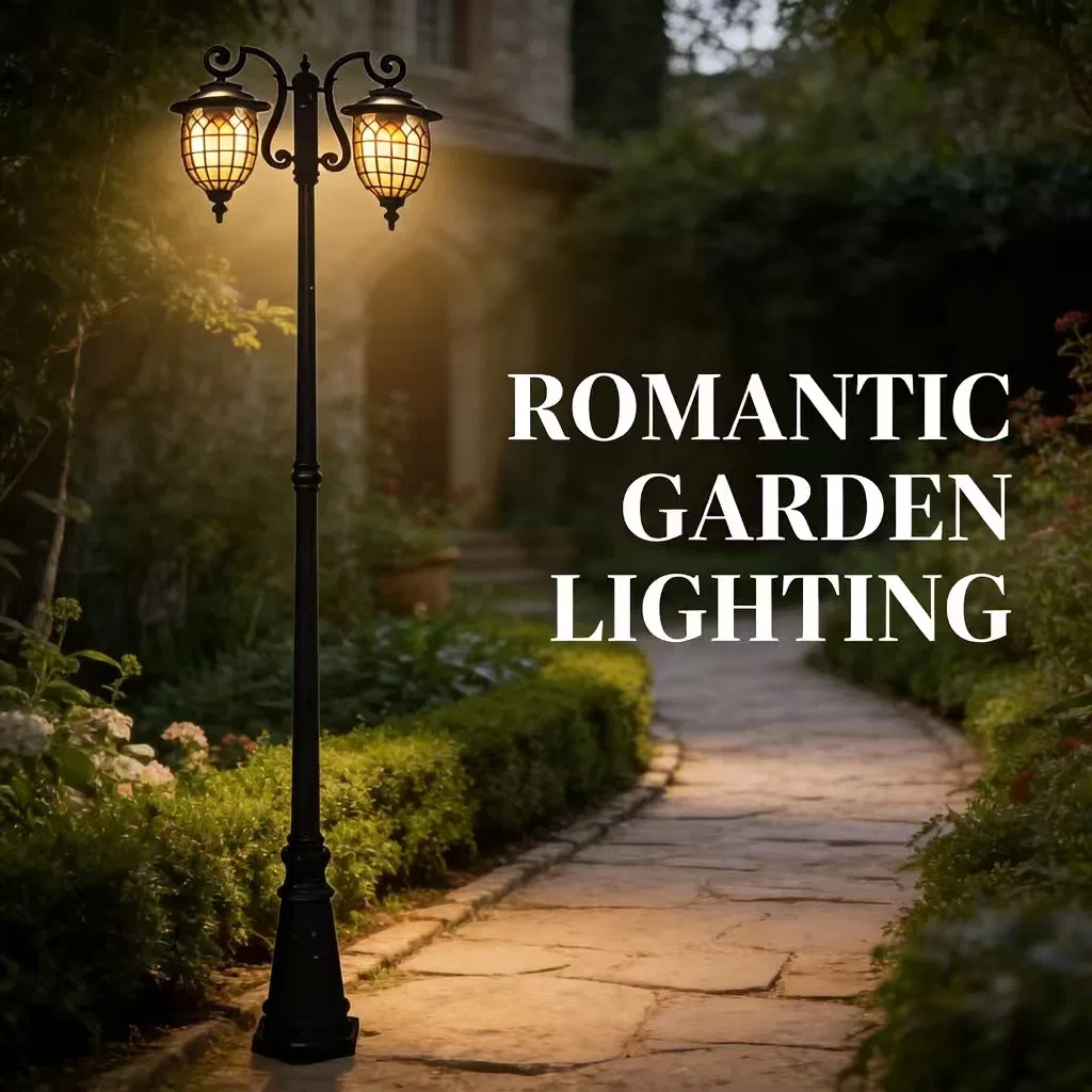 Rustic Solar Powered Outdoor Pathway Light with Remote Control