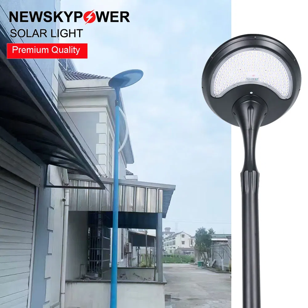 Die-Casting Aluminum Power Saving Waterproof Solar Post Top Garden Light Housing Street