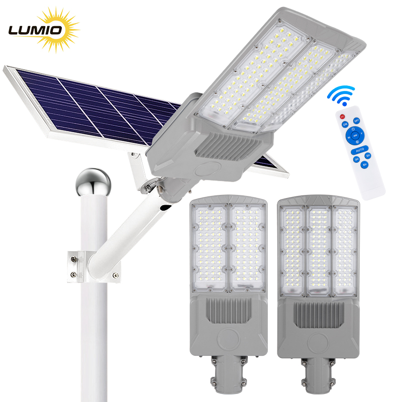High Quality Lampadaire Outdoor Waterproof Powered Garden Lamp Split Solar Street Lights