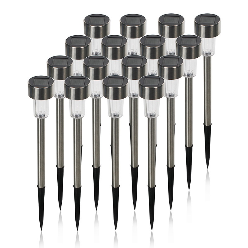 Customizable LED Outdoor Stainless Steel Solar Ground Stake Lighting IP 65 For Garden For Parks Villas Communities