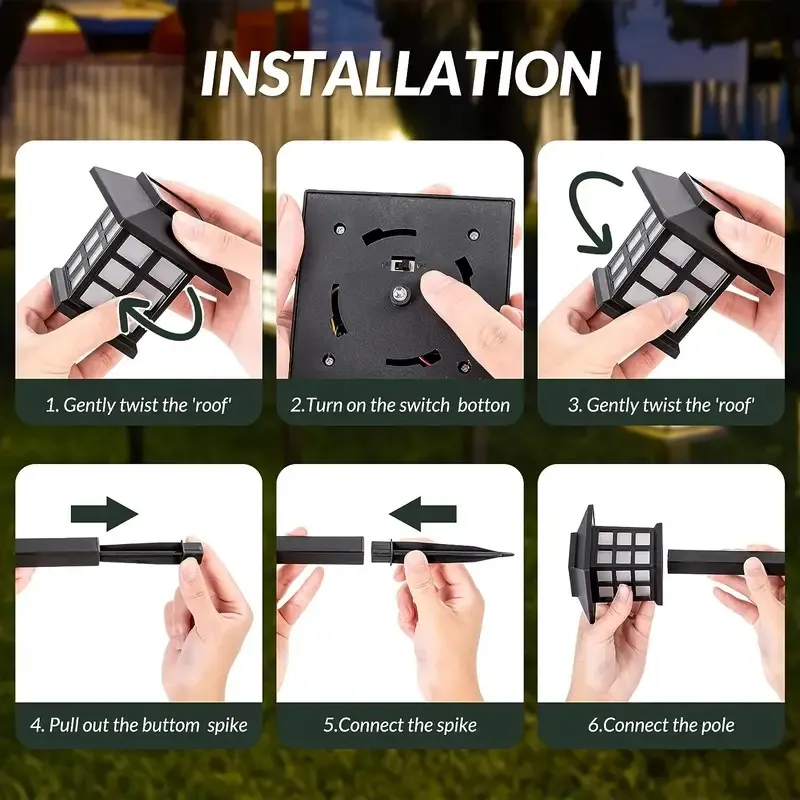 Solar-Powered Garden Lights for Easy Outdoor Pathway Illumination