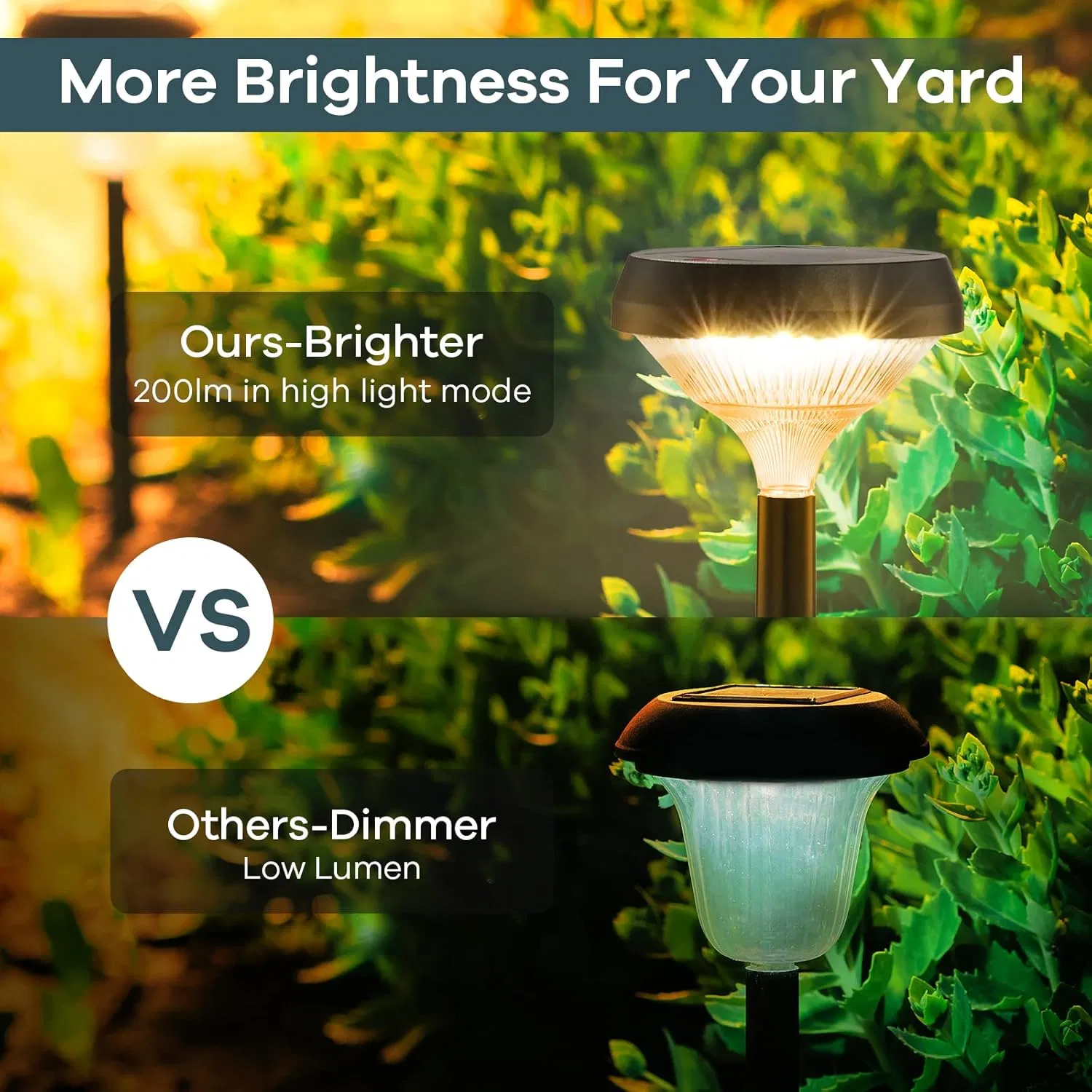 Solar Pathway Lights 8 Pack, Solar Lights Outdoor