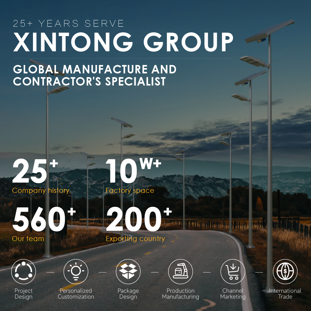 Split Solar Street Light 150W Customizable for Highway Expansion Projects Solar Street Light