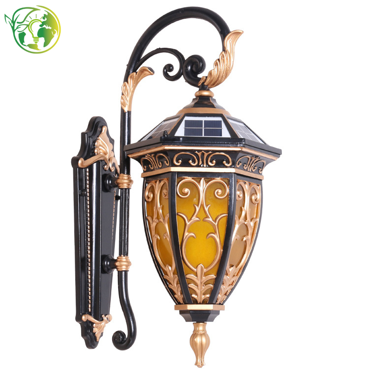 Durable Aluminum Solar Wall Light for Commercial Buildings with Anti-Rust Coatin