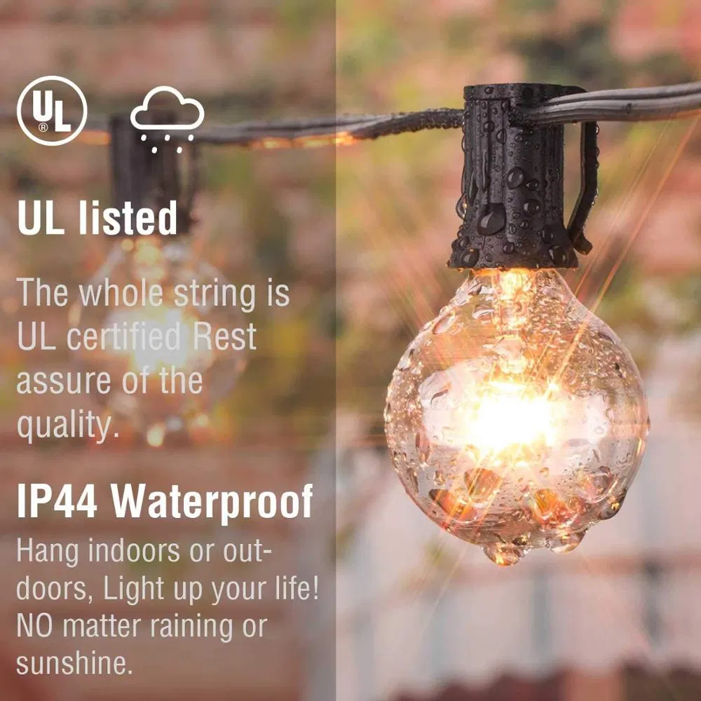 Outdoor Waterproof Solar Bulb Garden Holiday Christmas Wedding LED String Light