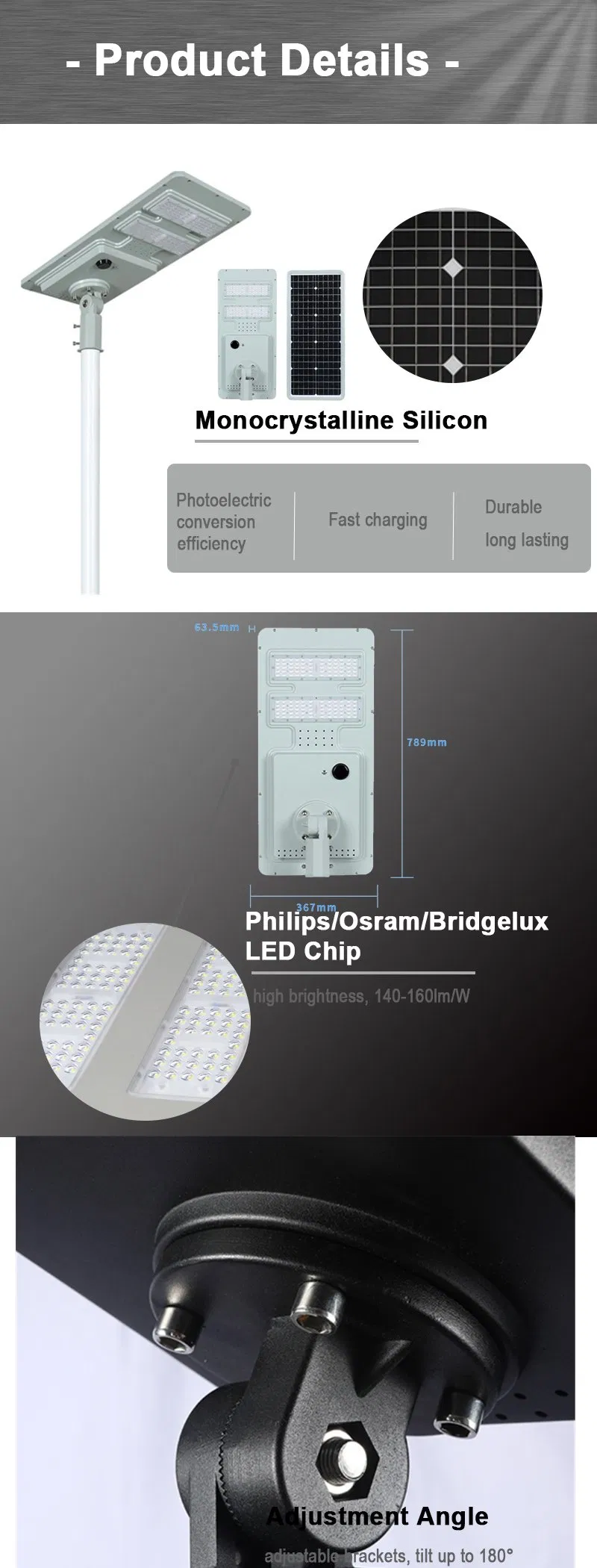 Solar Street Lamp Specs