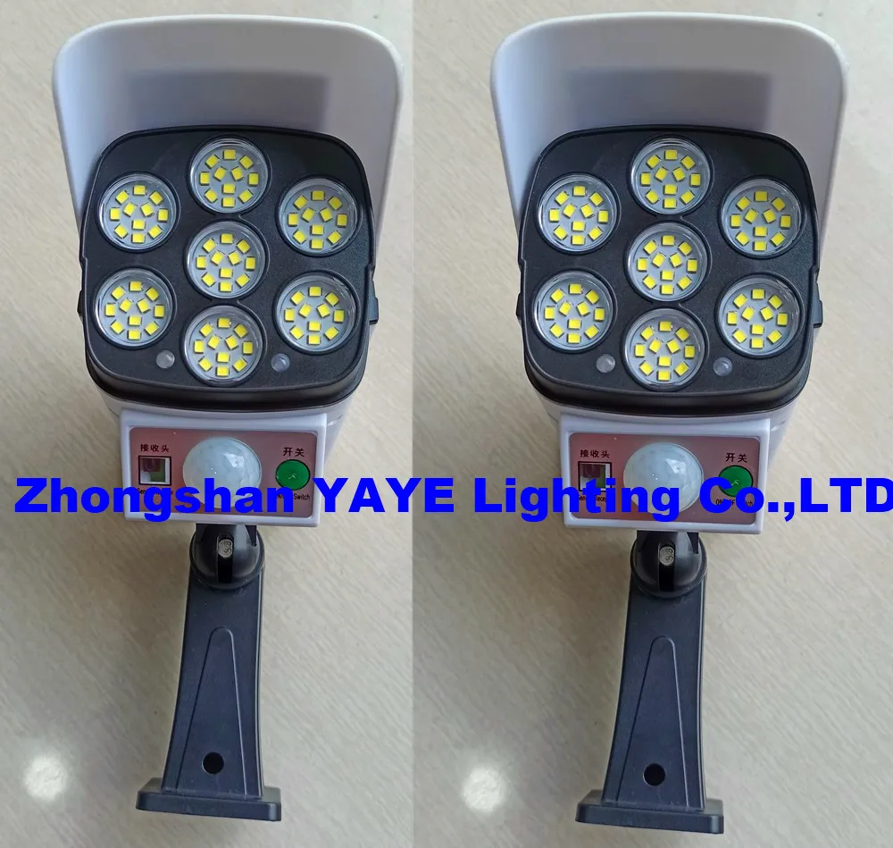 Solar Wall Light View 2