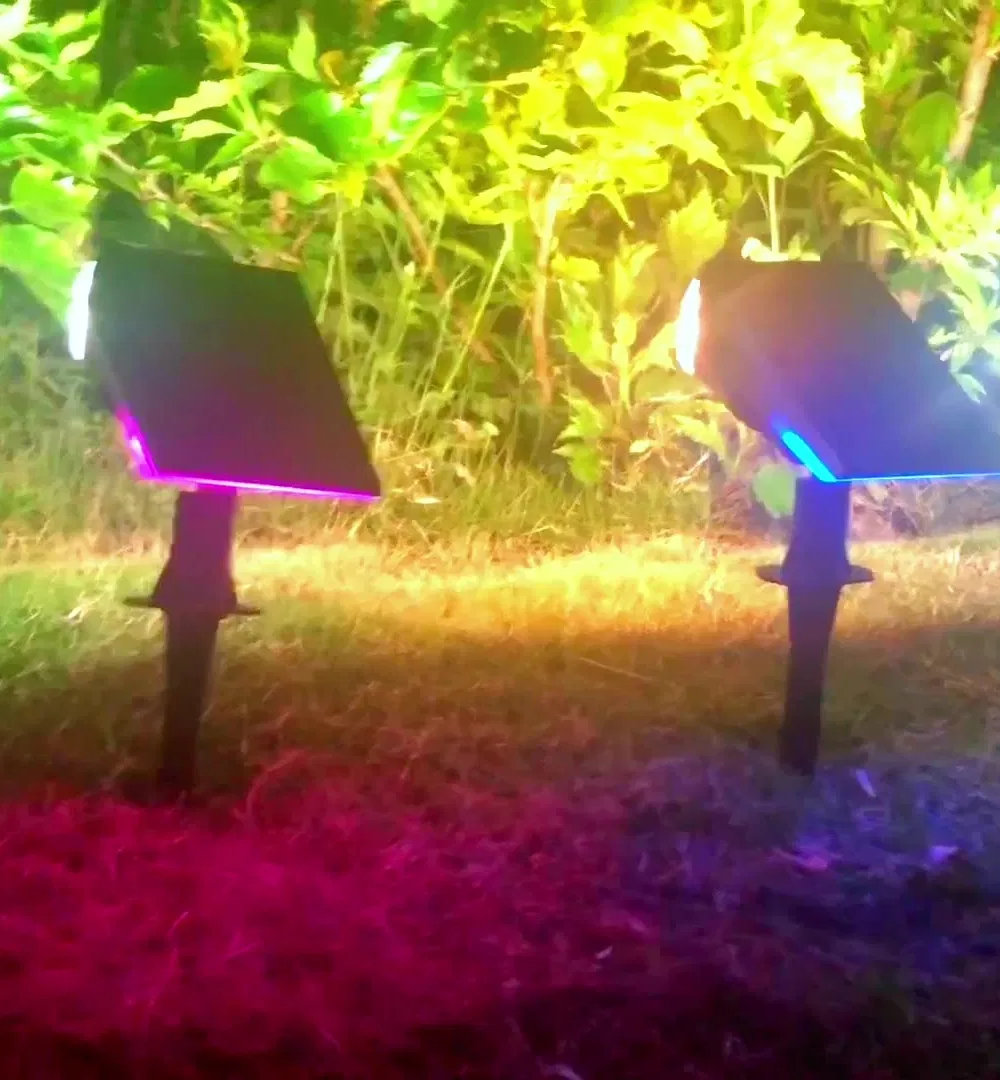 Solar Spot Lights installation