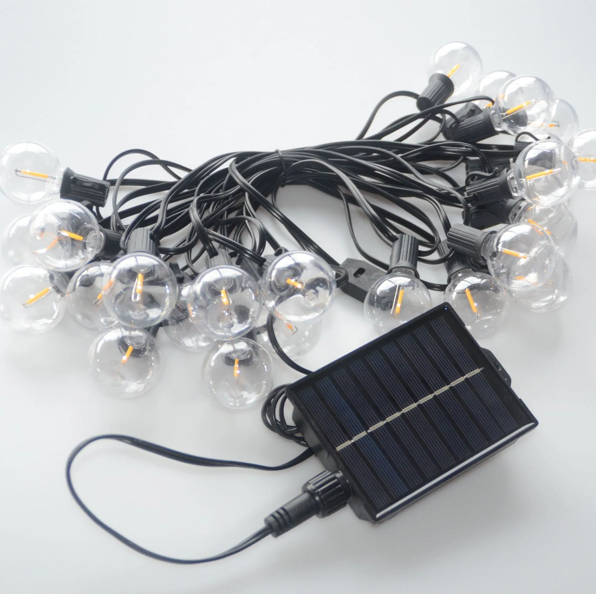 Outdoor Decorative Festival Solar String Light G40 LED Bulb Garden Camping Light