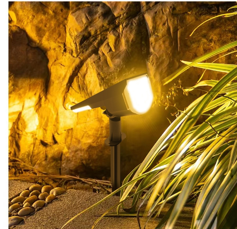 150 Degree Adjustment Waterproof Outdoor Garden Lawn Decorative Landscape Lighting Outdoor Wholesale LED Solar Spot Lights