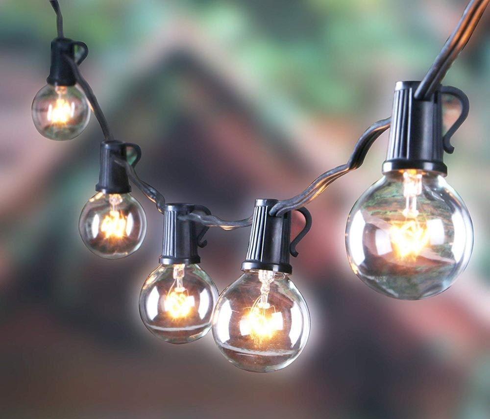 Outdoor Waterproof Solar Bulb Garden Holiday Christmas Wedding LED String Light