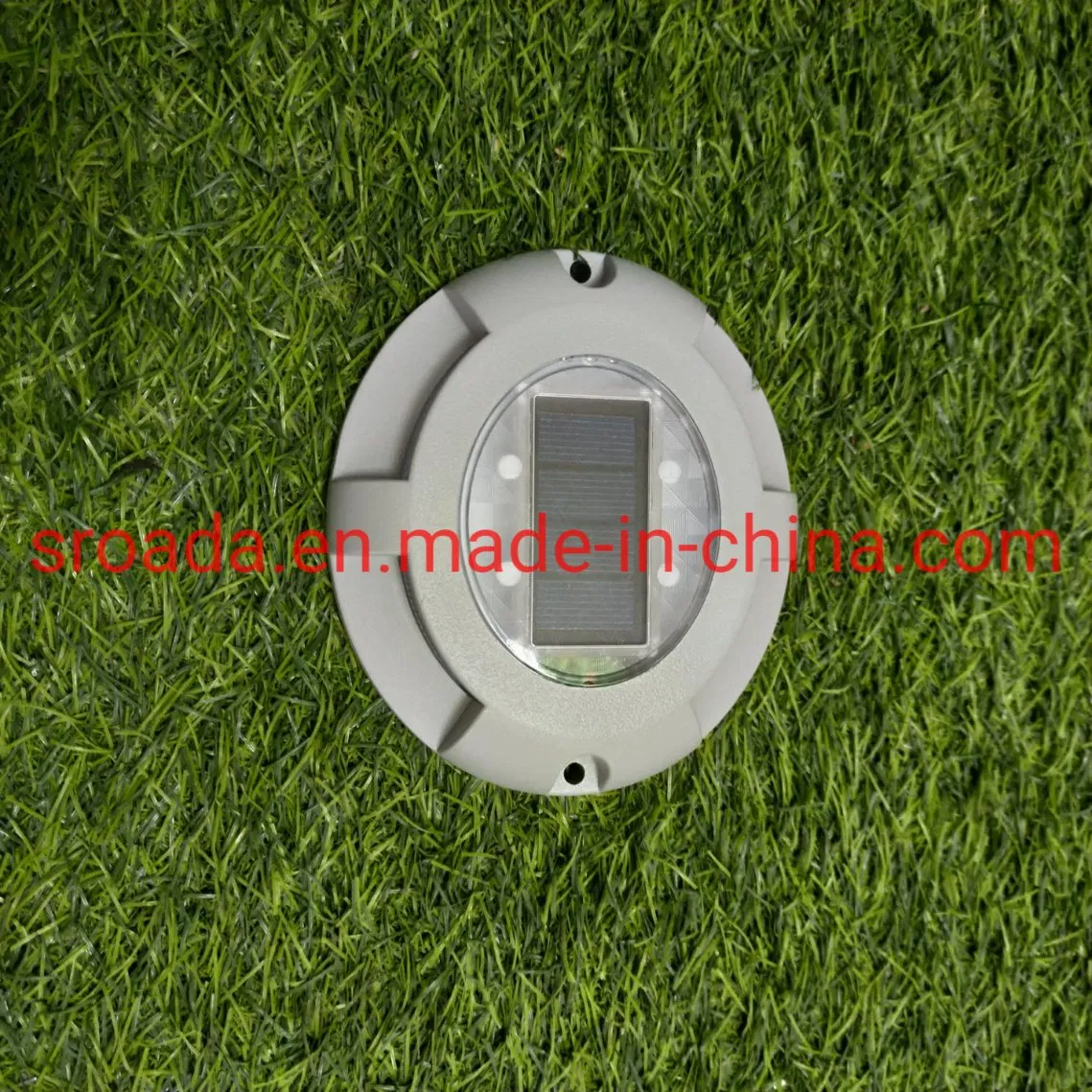 Solar Driveway Marker Lights Bright White Outdoor LED Solar Powered Boat Dock Lights Aluminum Waterproof Wireless Road Studs for Deck Step Sta