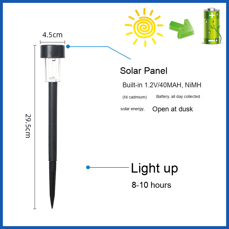 Automatically Solar Outdoor LED Garden Lights Waterproof LED Lighting For Lawns For Day And Night