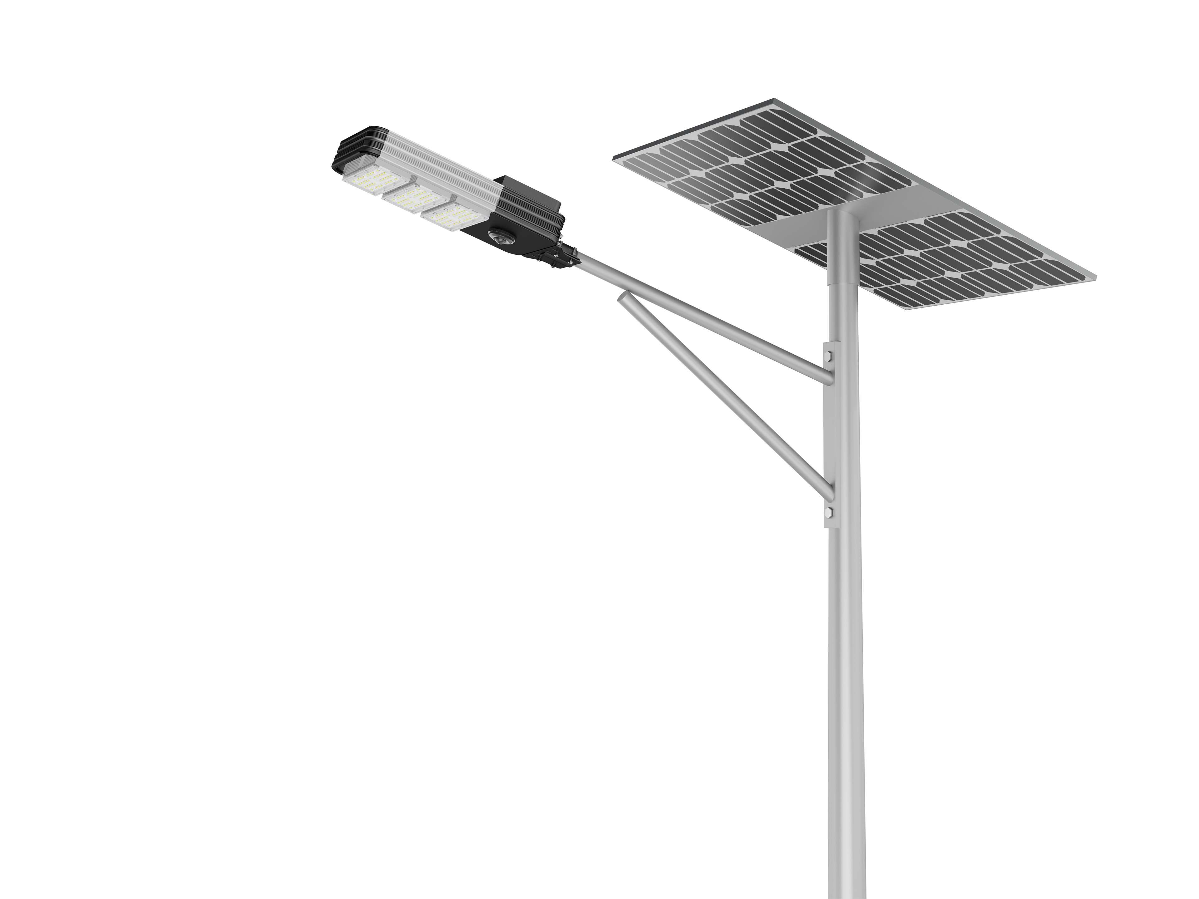 Factory Supply Efficient Smart LED Solar Street Lamp Waterproof IP65 Split Lamp