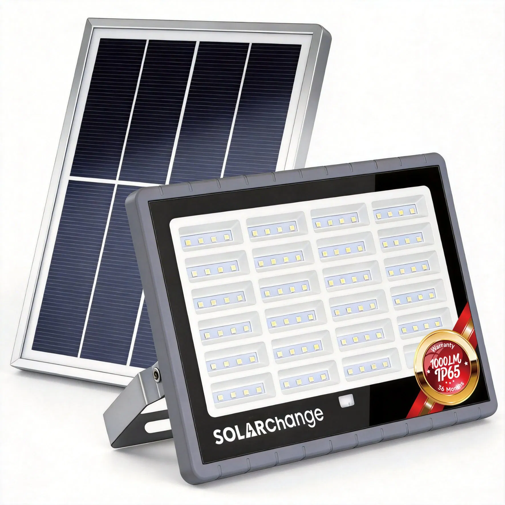 ISO CCC Certified Chinese Manufacturer IP65 Waterproof Solar Floodlight 5W 10W 15W Used for Factory, Park, Streetlight, Camping, Courtyard Lights with Low Cost