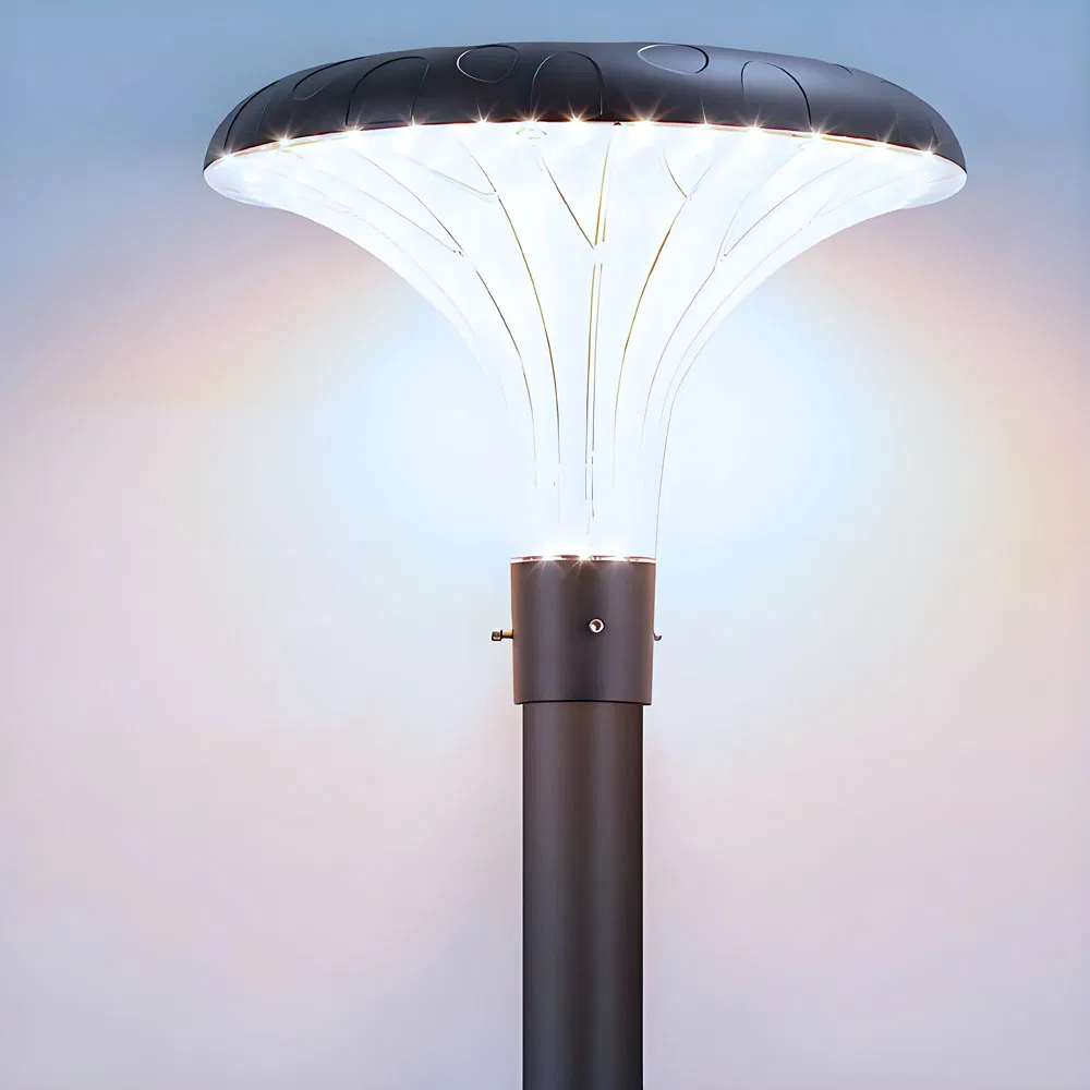 3 CCT in One Solar Garden Pole Light for Courtyard Park Hotel