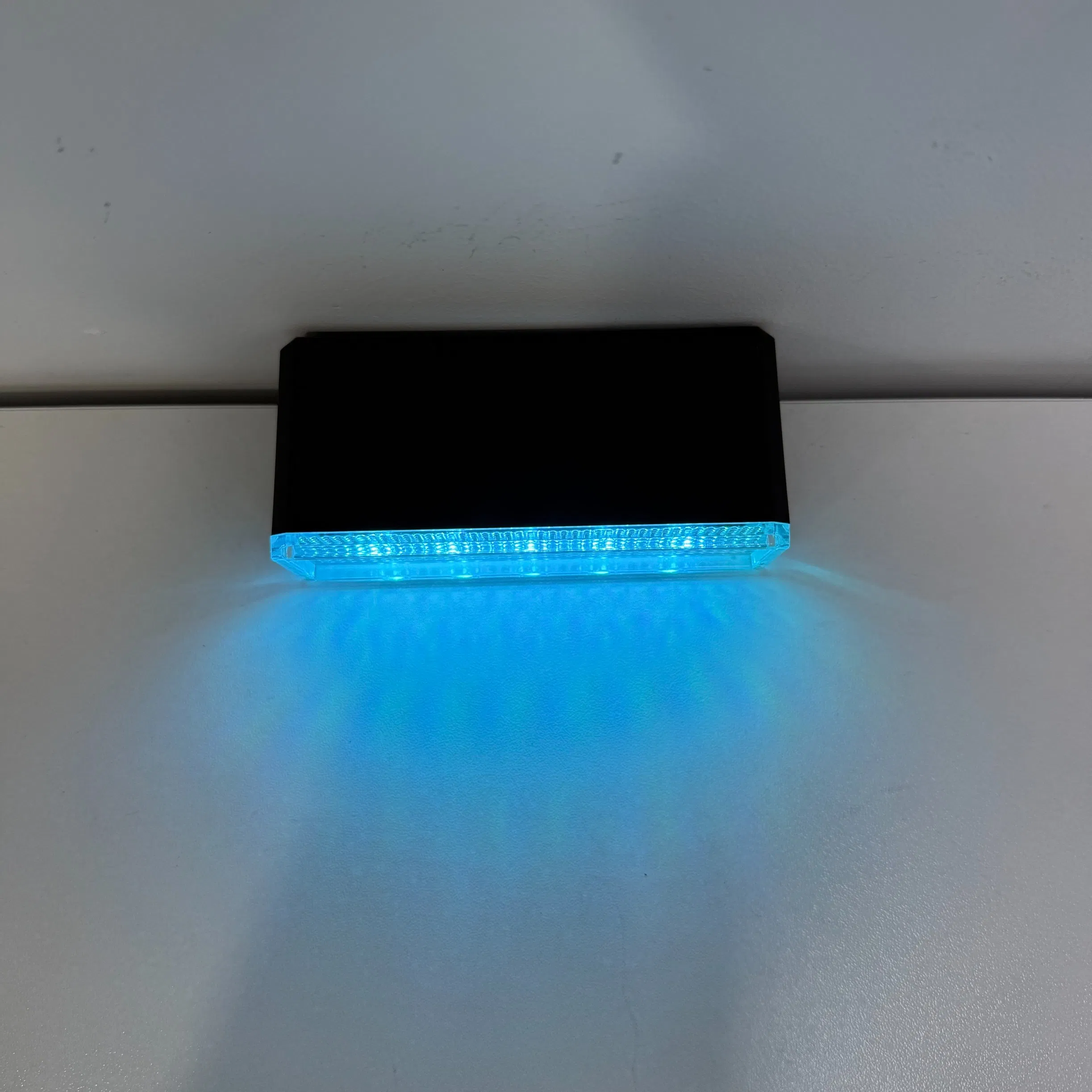Solar Deck Light RGB Stair Lamp Landscape Garden LED Wall Light