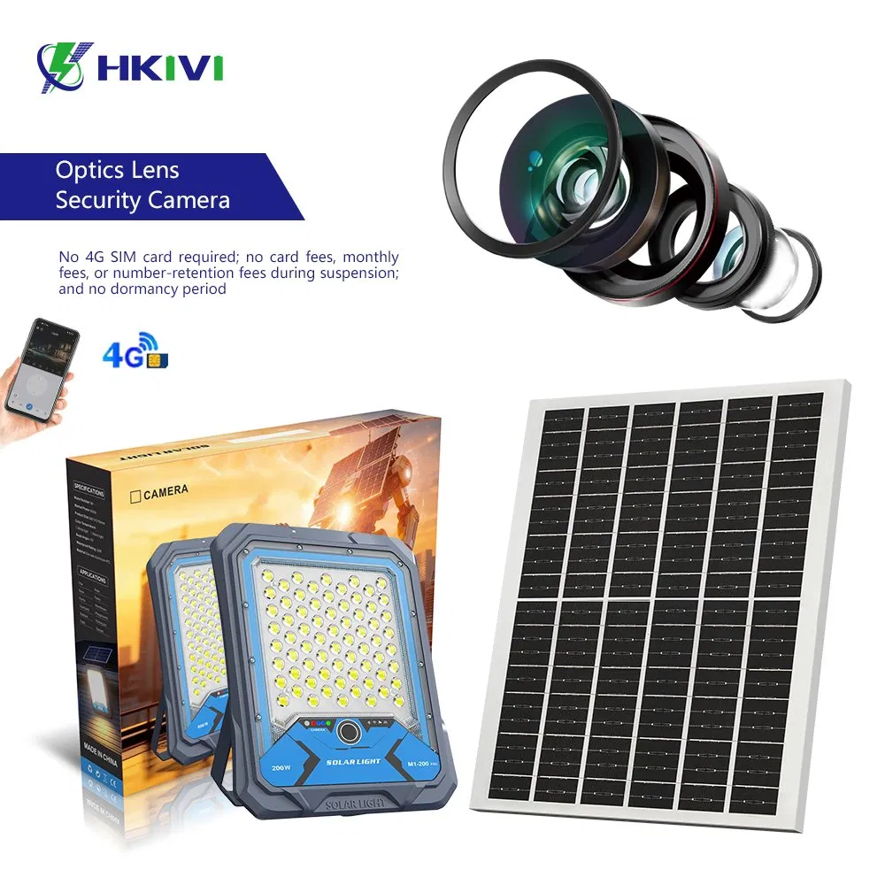 Outdoor Lighting Solar Flood Light 200W 400W 600W 1000W 1500W 2000W Energy-Saving with Easy Installation Solar LED Flood Lamp