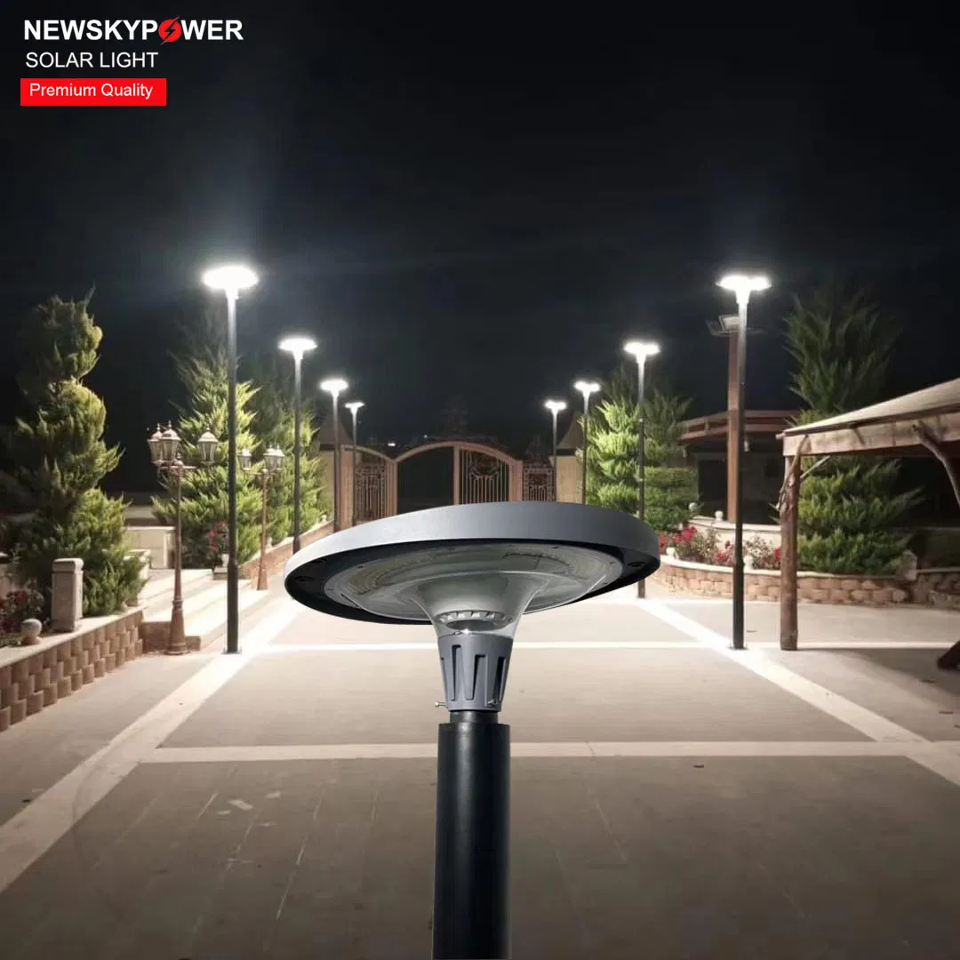 Mjew1200 Post Top Decorative RGB Solar LED Garden Light with Remote Control