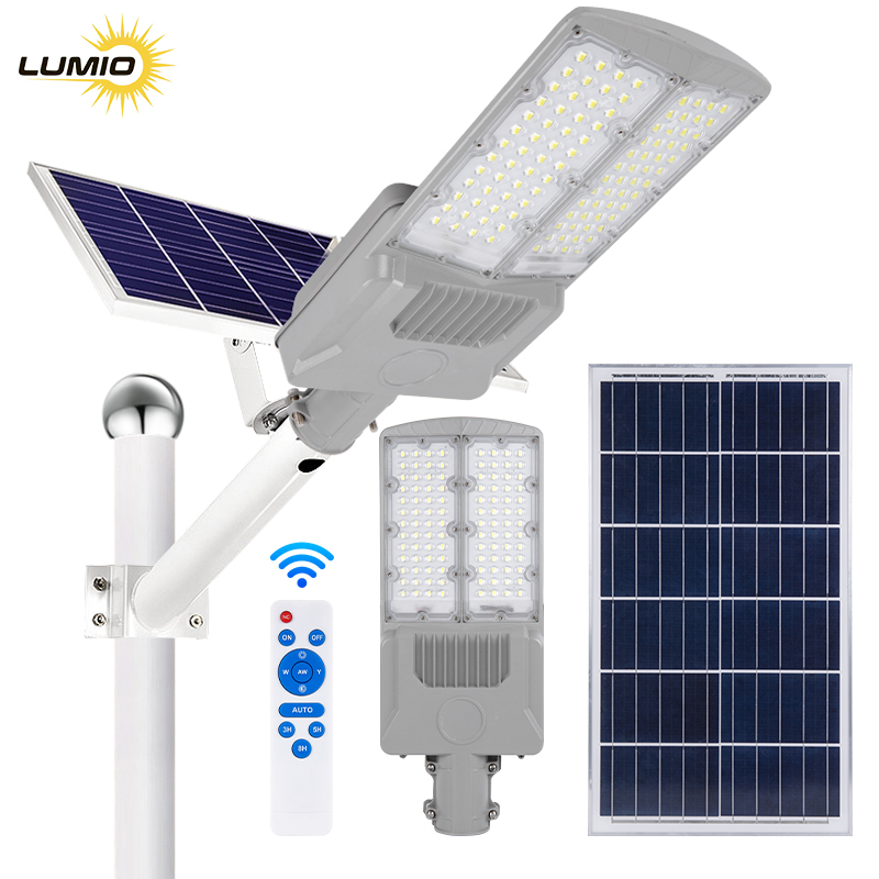 High Quality Lampadaire Outdoor Waterproof Powered Garden Lamp Split Solar Street Lights
