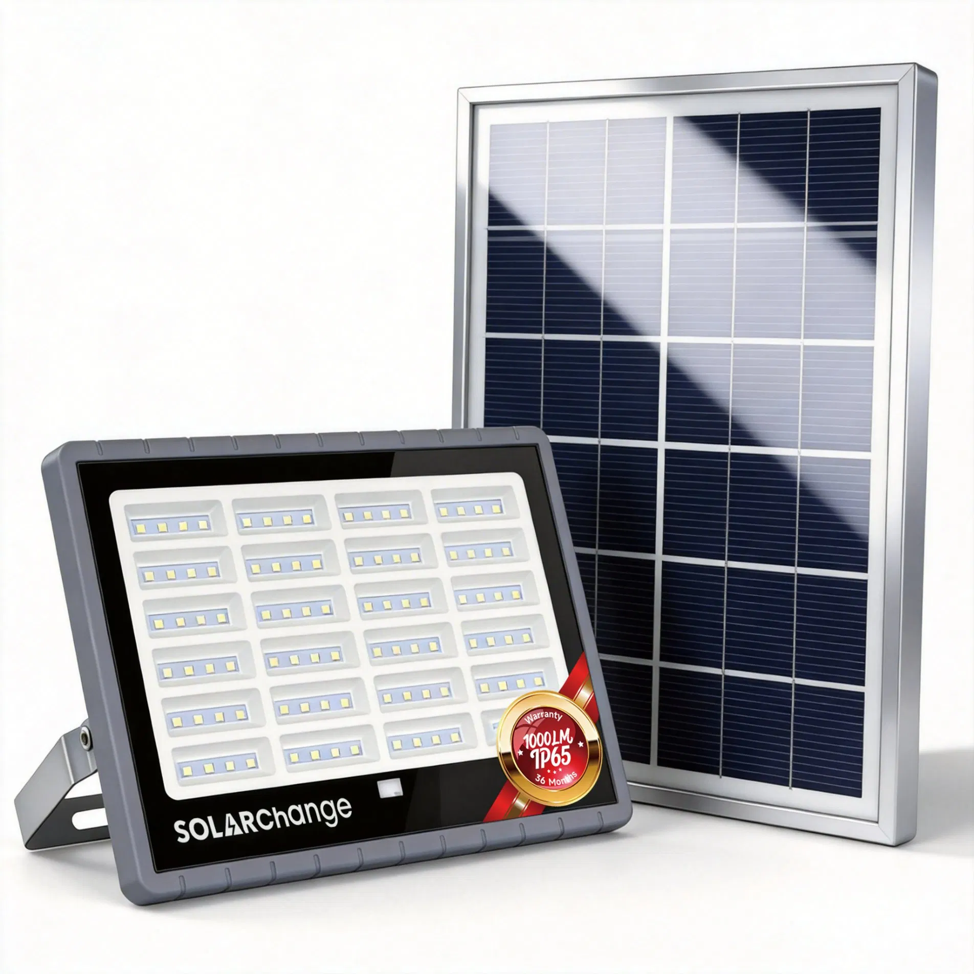ISO CCC Certified Chinese Manufacturer IP65 Waterproof Solar Floodlight 5W 10W 15W Used for Factory, Park, Streetlight, Camping, Courtyard Lights with Low Cost