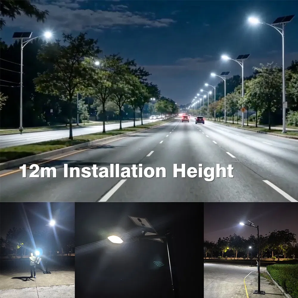 Outdoor Solar Power Light 3000W Integrated LED Solar Street Light with Radar Adaptive Lighting