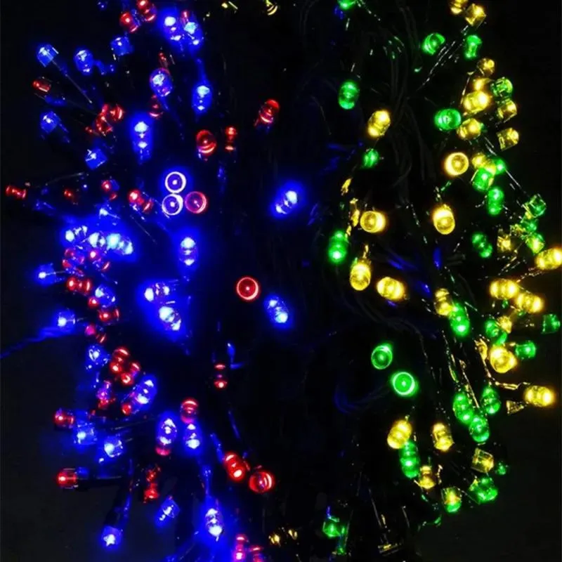 Outdoor Decoration Waterproof Solar LED Garland String Lights