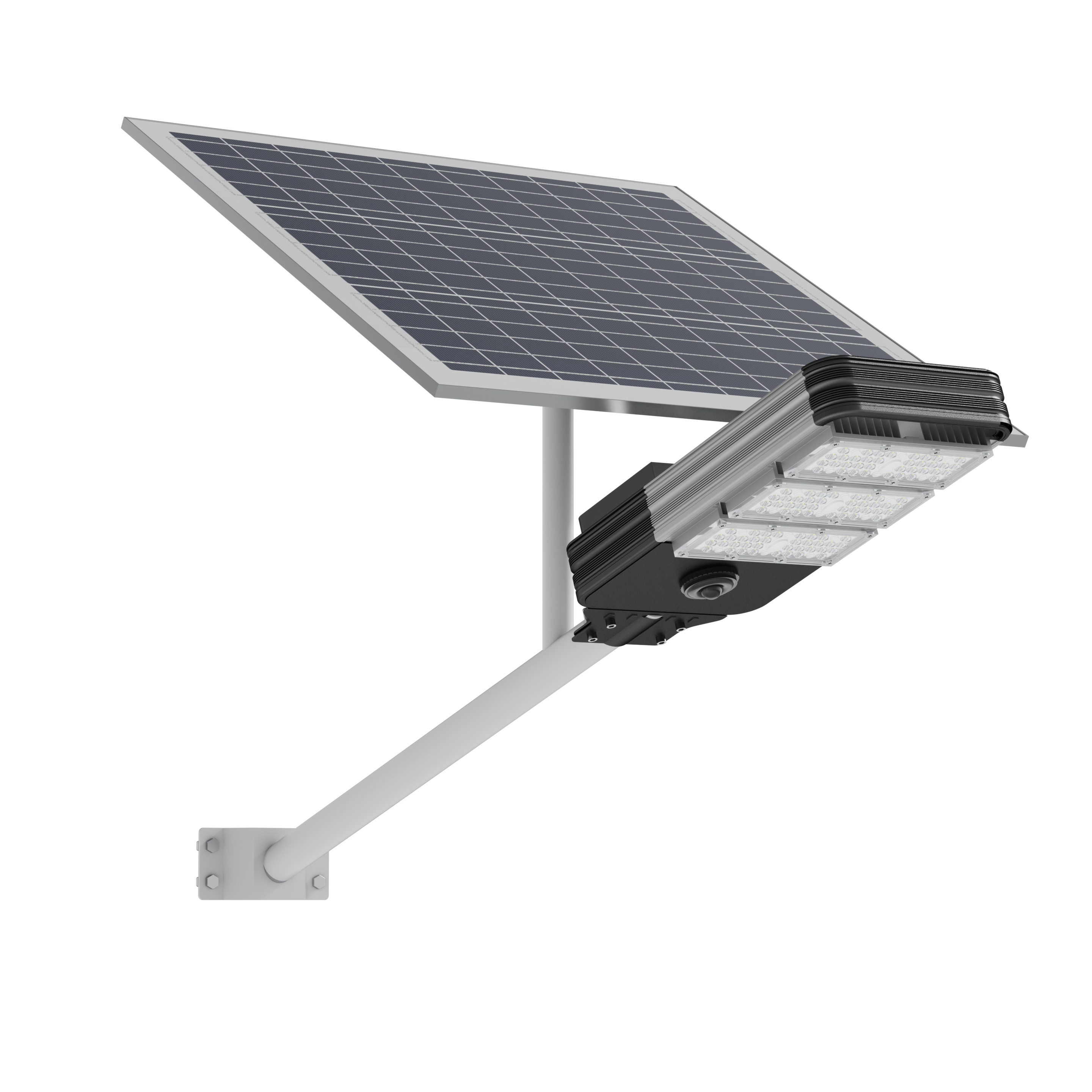 Factory Supply Efficient Smart LED Solar Street Lamp Waterproof IP65 Split Lamp
